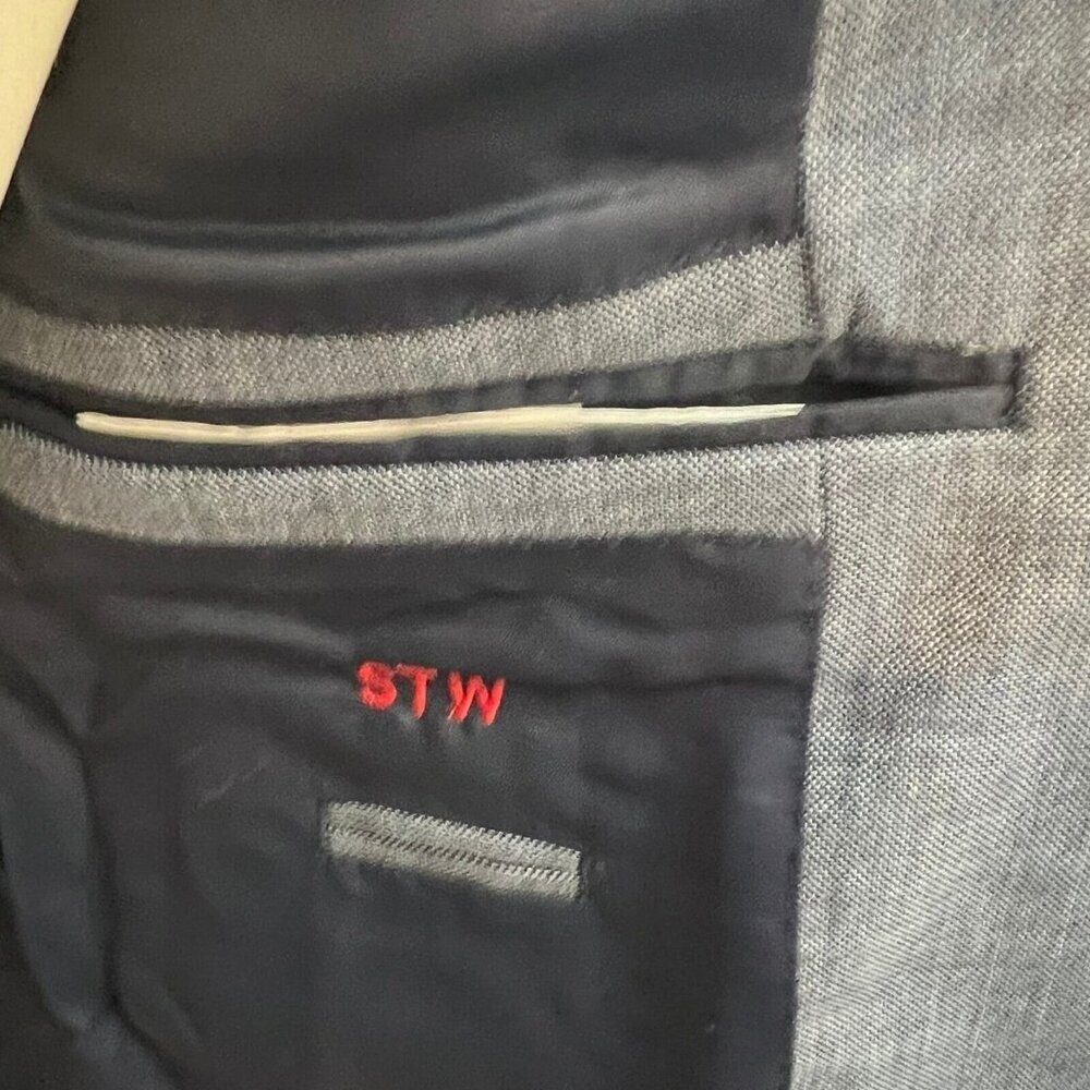J.Crew $450 Ludlow suit jacket Italian stretch worsted wool blend 38R J3272 Blue - Picture 16 of 16